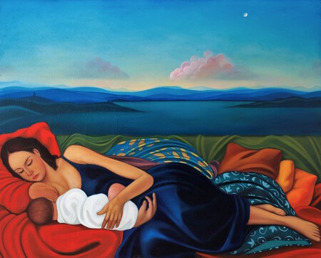 Artemisia et Barbara, peinture figurative
