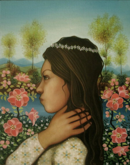 la bonne saison - peinture figurative contemporaine