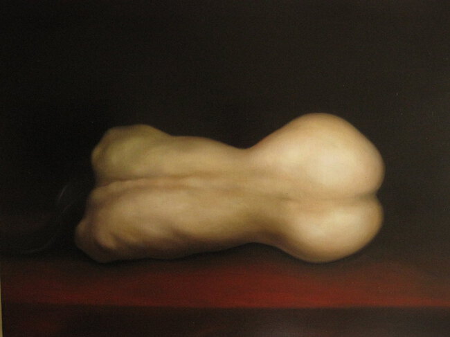 la solitudine, pittura figurativa