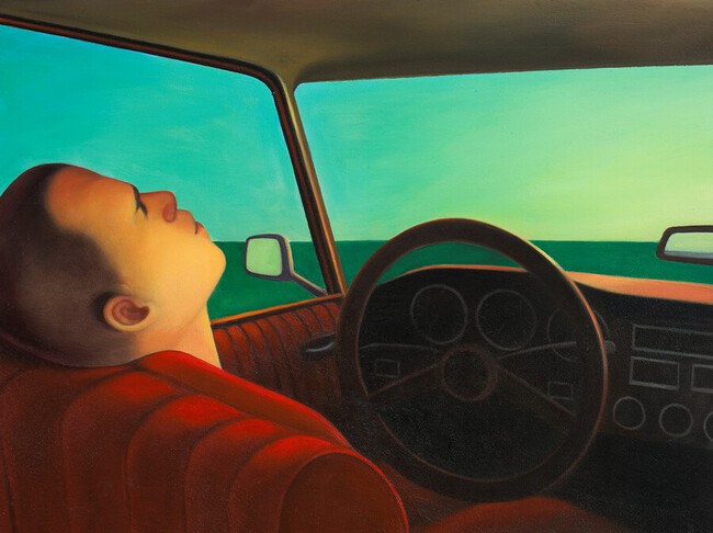 I know, It's over - peinture figurative contemporaine