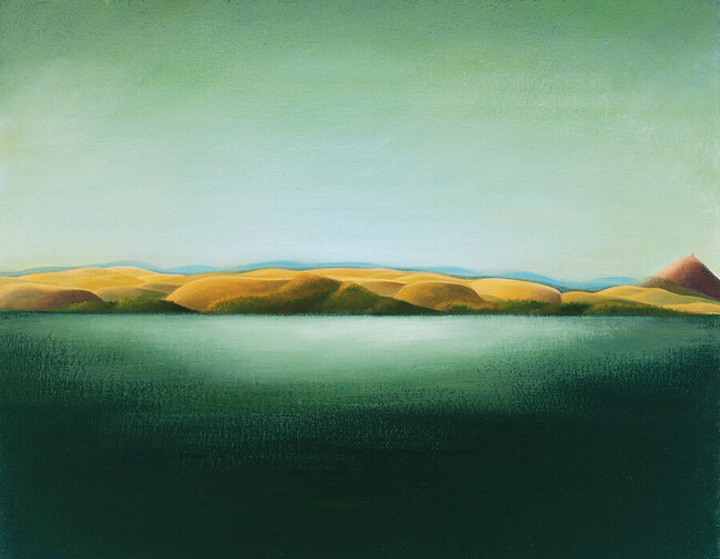 Paesaggio n&deg;2, pittura figurativa contemporanea