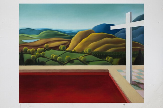 It's a wonderful world, Mr Hockney - peinture figurative