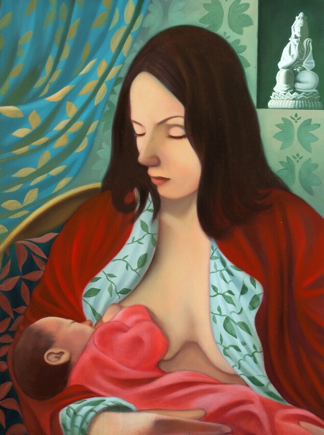 Smother, pittura figurativa