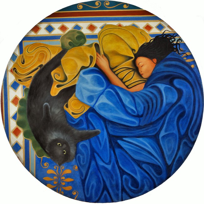 Barbara e Camilla, peinture figurative