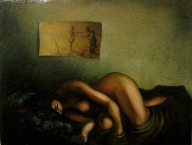 L'Angelus di Barbara, pittura figurativa contemporanea
