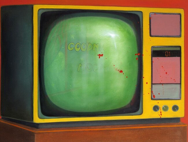 Goodnight moon, peinture figurative