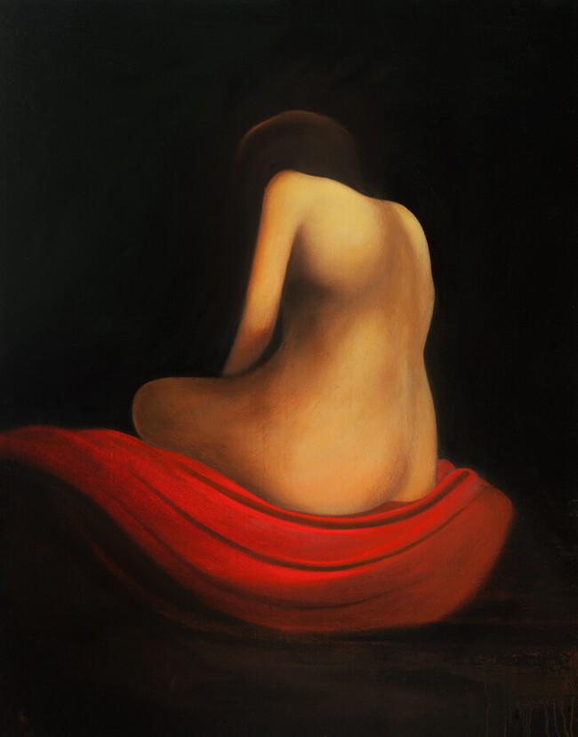 Sans titre, pittura figurativa contemporanea