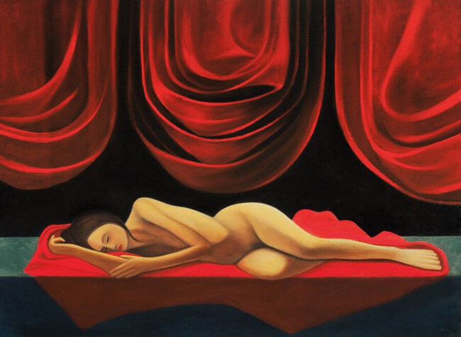 Les trois souvenirs, nu artistique