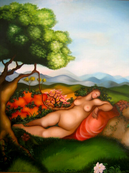 la primavera - peinture figurative contemporaine