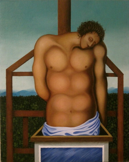 San Sebastiano, peinture figurative contemporaine