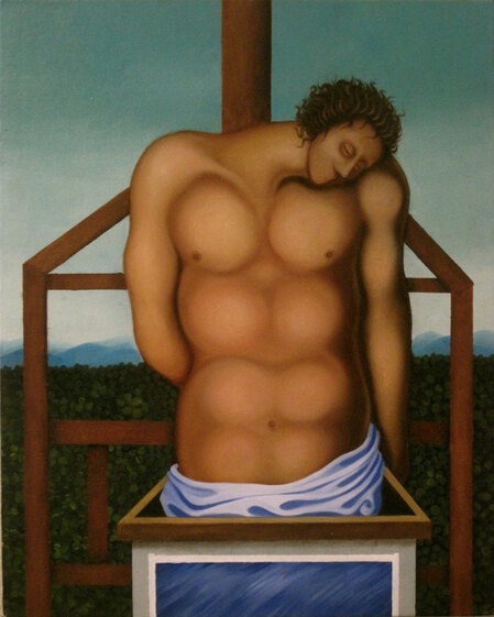 San Sebastiano, peinture figurative contemporaine
