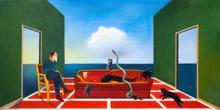 La th&eacute;rapie, peinture figurative contemporaine